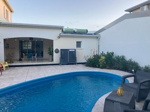 Bras-Panon House | Chambre dans villa avec piscine
