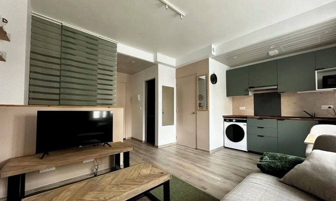 Quartier Chorier-Berriat Apartment | Charmant Studio « Noix » à 10 Minutes à Pied de la Gare de Grenoble