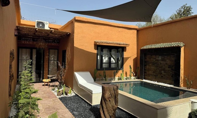 Agdal Villa | Charming 2-bedroom villa with WiFi, AC in delightful Touggana
