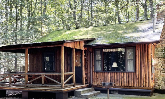 Reeders Cabin | Charming 2 BR Log Cabin in the Poconos