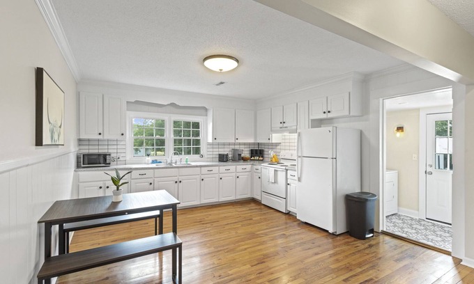 Greer House | Charming 2BR Near Downtown Greer, Fenced Yard