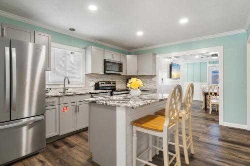 Crescent Beach House | Charming Beach House! Just Steps from the Beach! Sleeps 8! By Dolce Vita Getaways