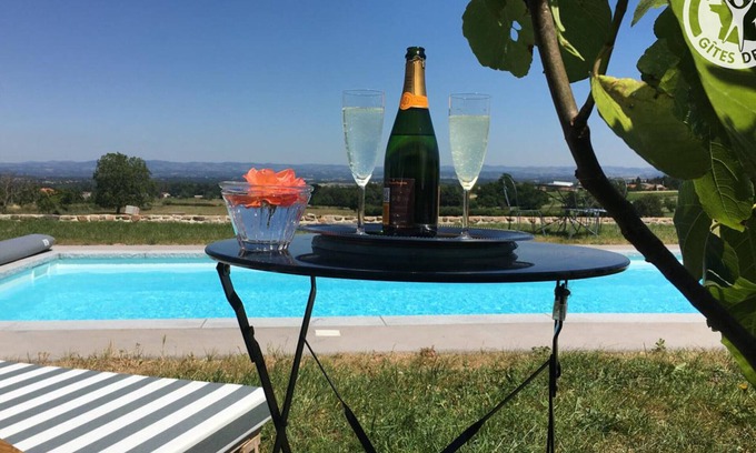 Saint-Andre-dʼApchon Cottage | Charming Cottage with Pool, Wi-Fi & Pets Allowed