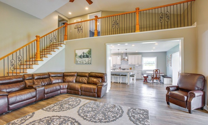 Cadillac House | Charming Cadillac Retreat w/Private Hot Tub!