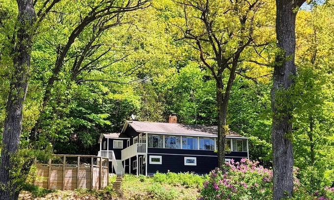 Shelby Cottage | Charming cottage on Lake Michigan, nestled in the woods