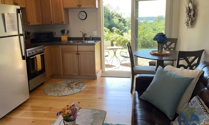 Orrs Island Condo | Charming Coveside Condo, Unit #3, "Amidst the Lilacs and Butterflies"