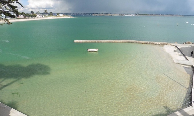 Larmor-Plage Apartment | Charming duplex, large terrace and sea view in Larmor Plage