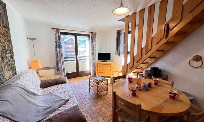 Monetier-les-Bains Apartment | Charming apartment near the slopes with Wifi in Le Monêtier-les-Bains