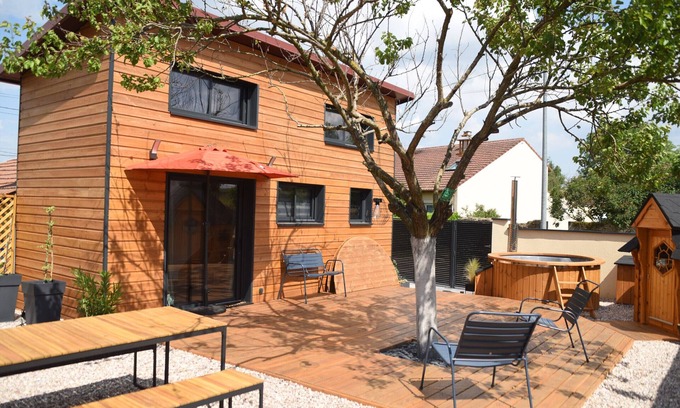 Manoncourt-en-Vermois Cottage | Charming tiny house with Nordic bath and kota grill in Manoncourt-en-Vermois