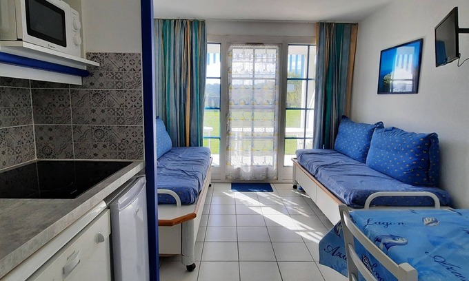 Bourgenay Apartment | Charming studio in the heart of the Port Bourgenay golf course