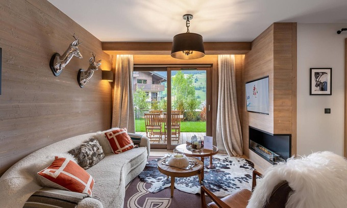 Megeve Apartment | Charming Garden-Level Apartment in Rochebrune, Megève – Sleeps 6
