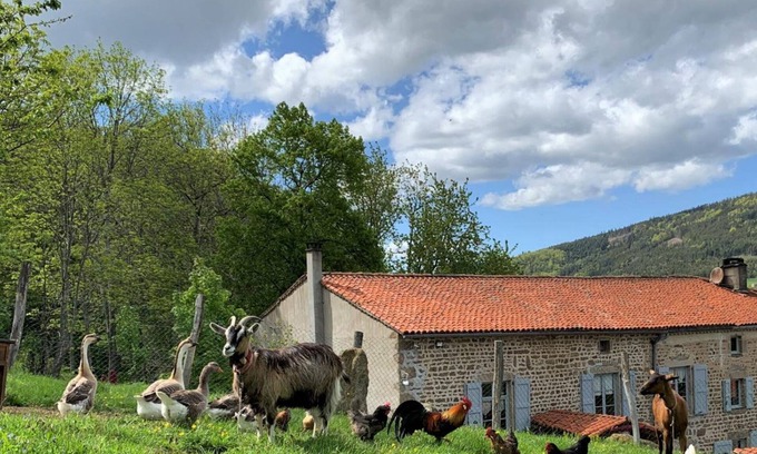 Sauvain Cottage | Charming Historical Cottage with Modern Amenities, Fireplace, and Garden in Scenic French Village