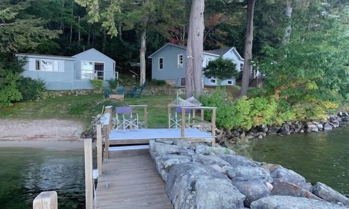 Alton Bay House | Charming Lakefront Home with Guest Cottage and Stunning Views