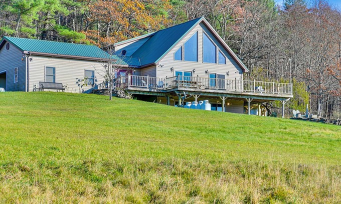 Oak Hill House | Charming New York Chalet w/Hot Tub & Game Room!