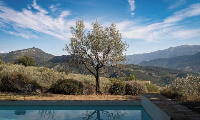Buis-les-Baronnies House | Charming Stone House set in its own olive grove, with large pool & amazing views