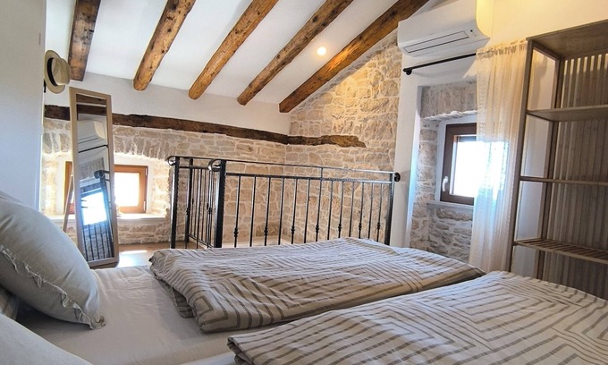 Strpacici House | Charming stone house near Porec with sea view.