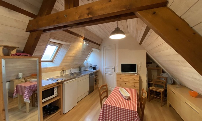 La Roche-Posay Apartment | Charming Studio 70m from the Baths, WiFi, Pets allowed