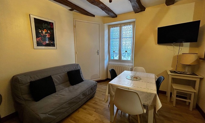 La Roche-Posay Apartment | Charming T2 in La Roche-Posay center with WIFI and free parking