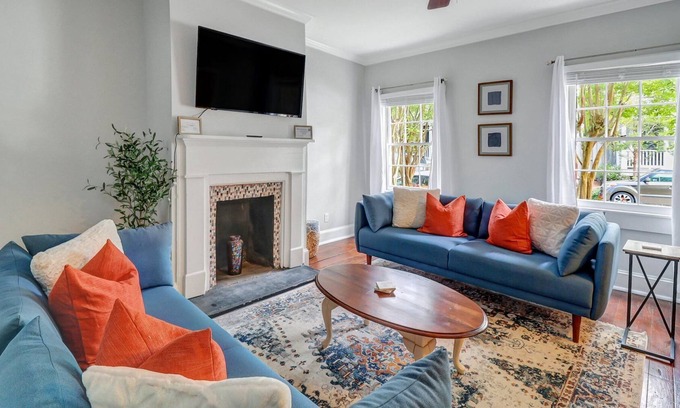 Beach Institute House | Charming Trio of Homes w/ Large Private Courtyard by Lucky Savannah