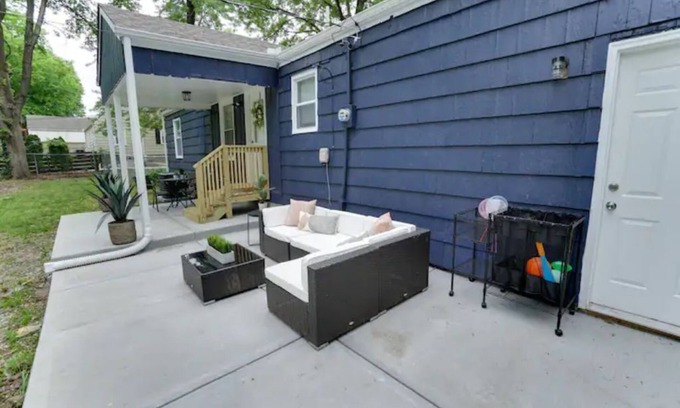 Merriam House | Charming, updated 3 bed, 2 bath, huge yard/patio