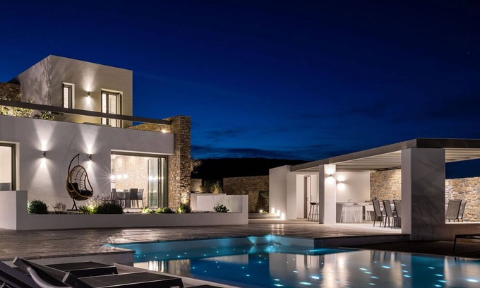Santa Maria House | Charming villa with pool & sea view in Santa Maria, Paros (Greece) - 12 per max