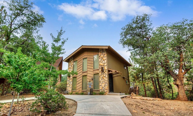 Summit Estates House | Chateau St. Moritz by Destination Big Bear : Walk to Snow Summit Resort! Hot Tub! Pool Table!