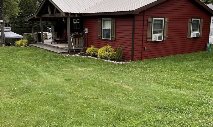 Ellenburg Center Cabin | Chateaugay Lake Home Overlooks The Narrows Bridge