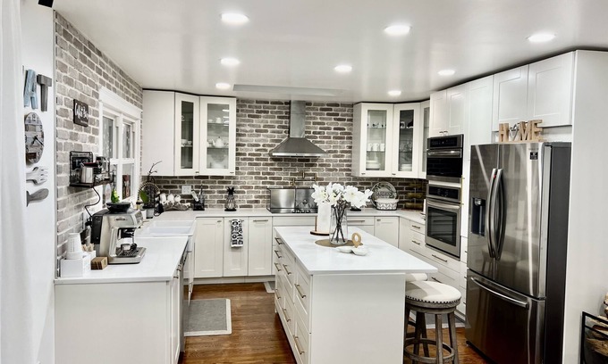 Lake Mohawk House | Cheerful 4-Bedroom Lake Home with fire place