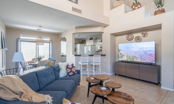 Tatum Ranch House | Cheerful Cave Creek Home w/Firepit in Backyard