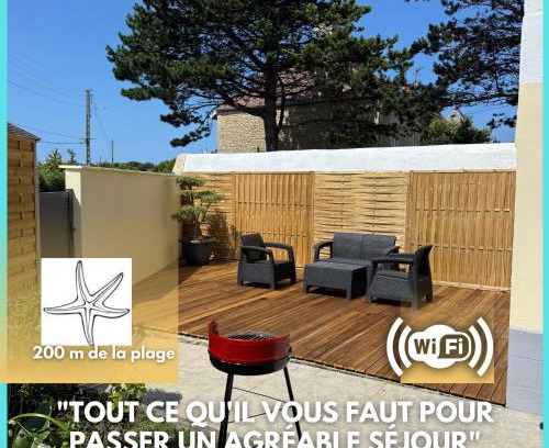 Luc-sur-Mer Apartment | Chez Sylviane Rez-de-Chaussée 200 m de la mer