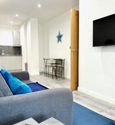 Leicester City Centre Apartment | Chic 1 Bed Apartment City Centre Sleeps 3