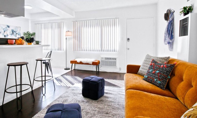 Monterey Park Apartment | Chic 1BR Home + Parking + Near DTLA #TravelSGV