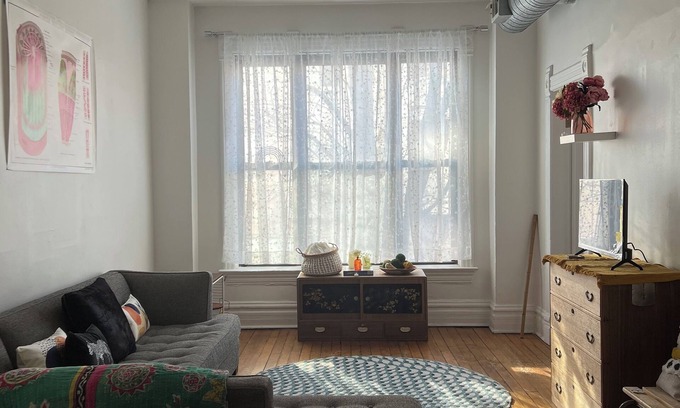 Pulaski Park Apartment | Chic 2-bedroom with AC, WiFi, in terrific Chicago neighborhood of Wicker Park.