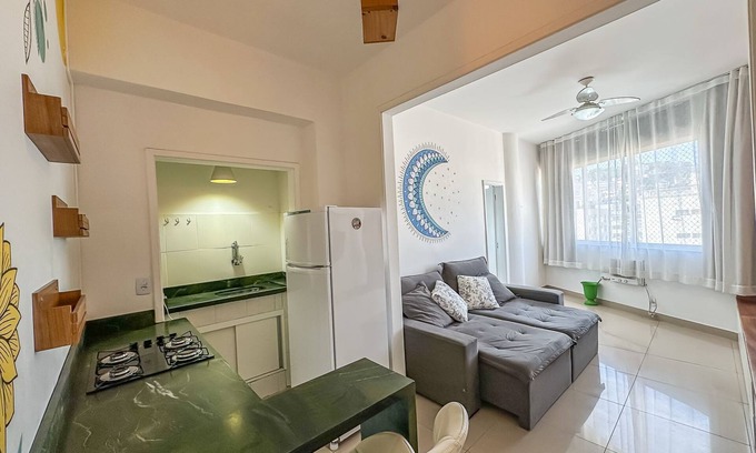 Lapa Apartment | Christ View! Cute Studio well located in Lapa. AC & WIFI