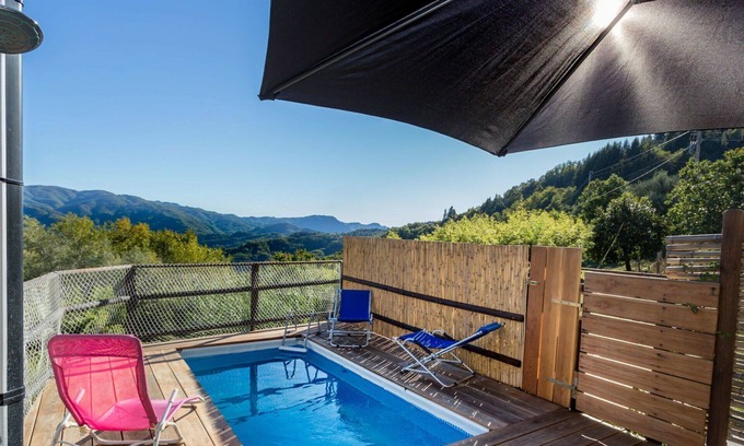 Bagni di Lucca Apartment | CILIEGI, beautiful house with Private swimming pool and outdoor