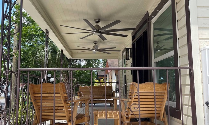 East Ybor House | Classic bungalow in Historic Ybor City, Tampa Florida, with cozy Casita.