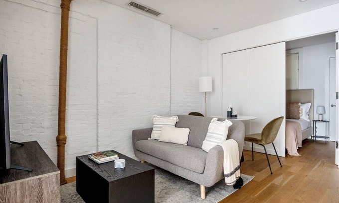 Bowery Apartment | Classic LES 1BR w/W/D, walk to SoHo & Nolita, by Blueground