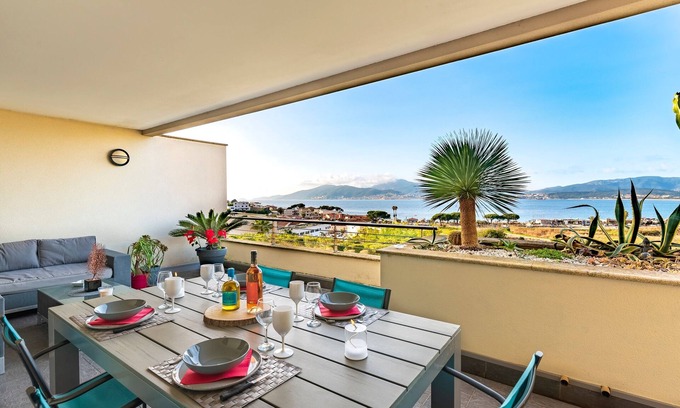 Porticcio Apartment | Clos Vignola - Domaine de la Viva - Superbe vue mer