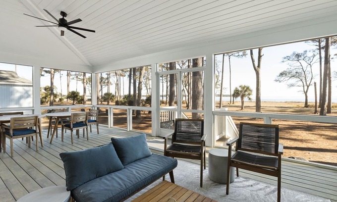 Melrose on the Beach House | Coastal Carolina Cottage- Oceanfront sleeps 20!