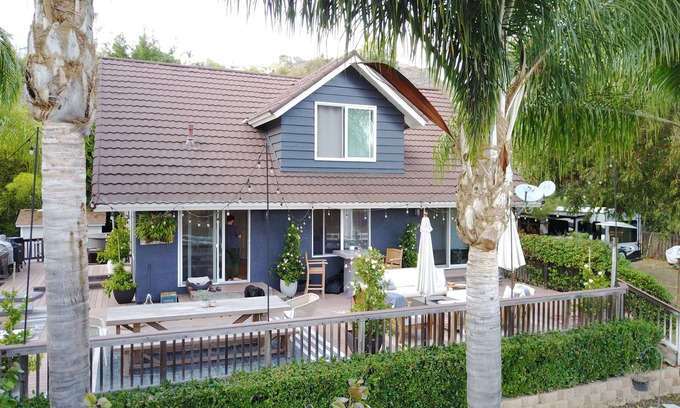 Covenant House | Coastal Ranch Home: 1.5 Private Acres just Mins to Beach