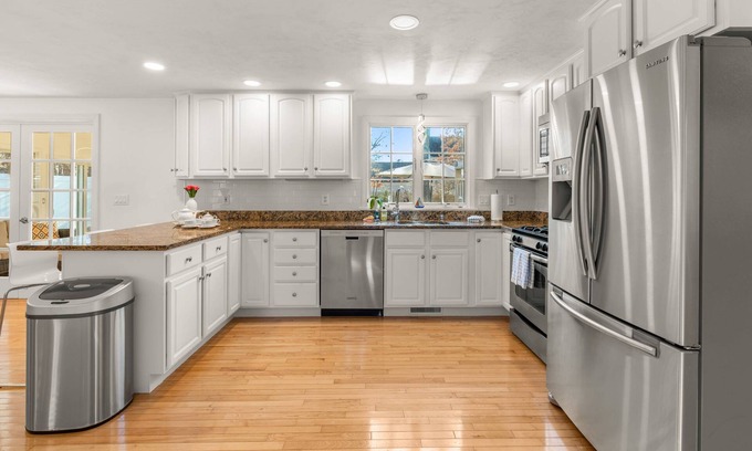 East Falmouth House | “Colonial Vacation Home w/Private Pool, fire pit and spacious backyard”