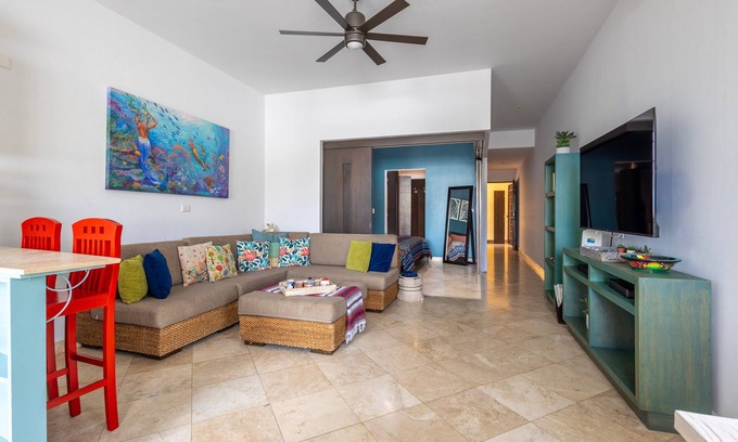 Libertad Apartment | Colorful 1-Bedroom Condo, Close to Marina & Medano