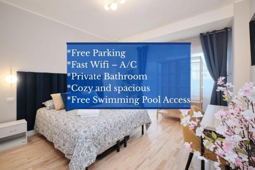 Quartiere XXIX Ponte Mammolo House | Colosseum at 18 Min by Metro Bright and Cozy Room - Free Parking Pool Access - AC and WiFi