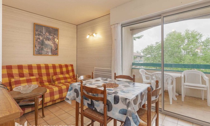 Barbotan-les-Thermes Apartment | Comfortable T2 with Balcony and Wi-Fi - Barbotan