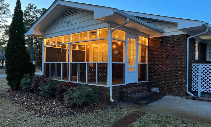 Newport House | Comfortable home near beach with enclosed porch, washer/dryer, & central AC