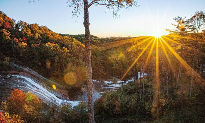 Lake Toxaway Condo | CONDO SITTING ON TOP OF A WATERFALL! MOUNTAIN & WATERFALL VIEW! DOGS WELCOME