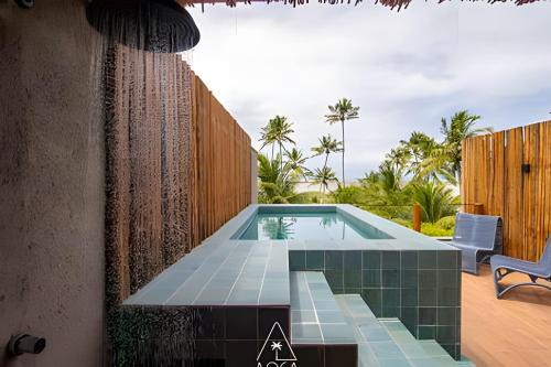 Porto de Pedras House | Condomínio Aluá, Vista Infinita na Praia do Patacho, Pé na areia!