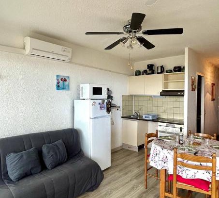 Le Barcares Apartment | Confortable T2 + Cabine face à la mer 4BALM39