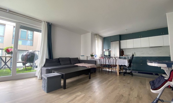 Noisy-le-Grand Apartment | Construit en 2020, 83m2, Entre Paris et Disney