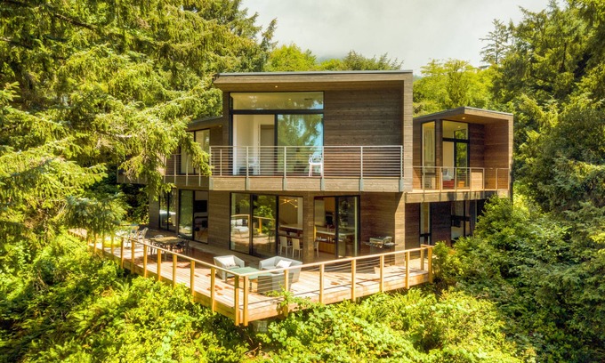 Neahkahnie Beach House | Contemporary Ocean View Home - one of VRBO's 2023 Vacation Homes of the Year!